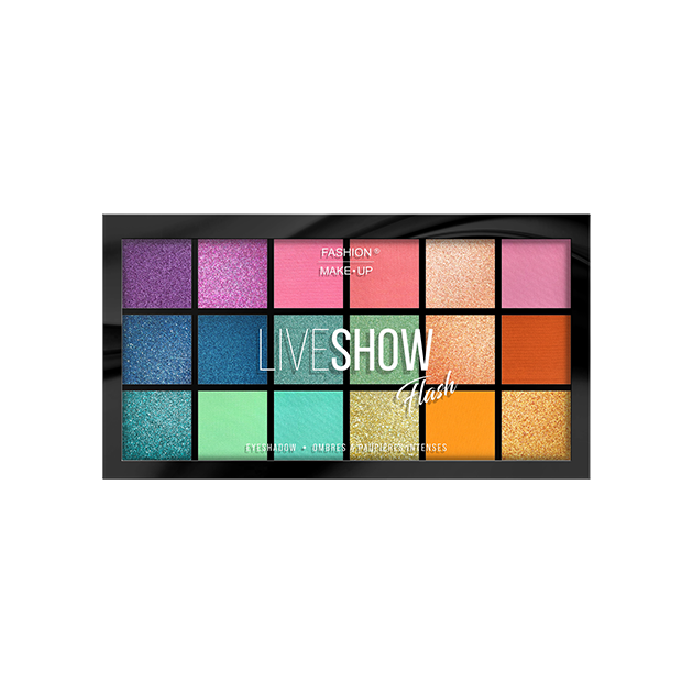 Palette Ombre à Paupières 'Liveshow-FLASH N°01' - FASHION MAKE UP